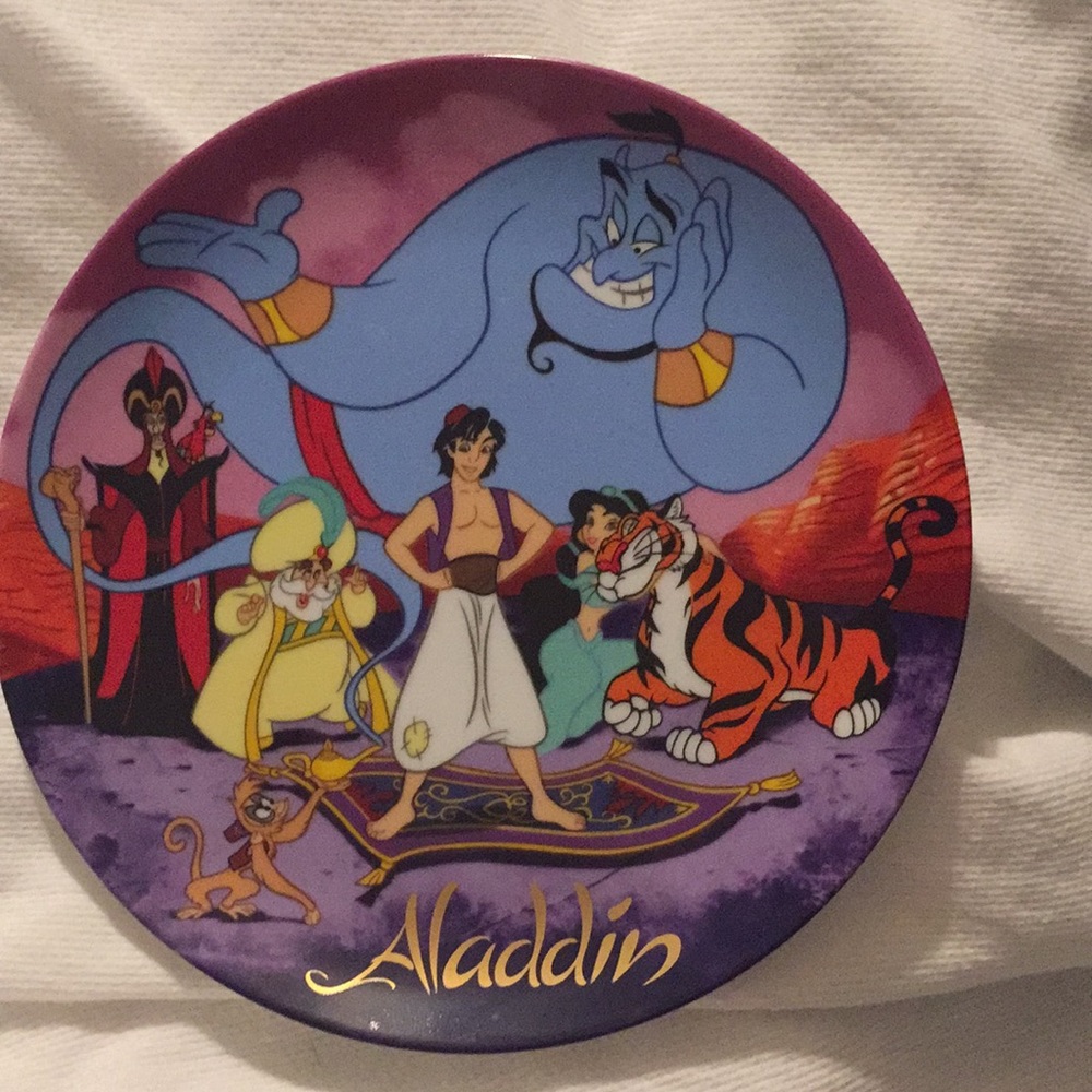 Aladdin 1992 Disney Plate